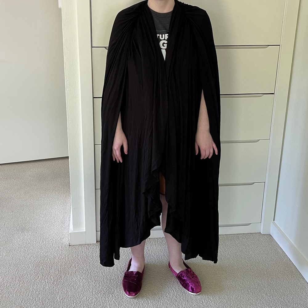 Elhoffer Designs Black Potions Master Cape Cloak Cosplay Harry Potter Snape